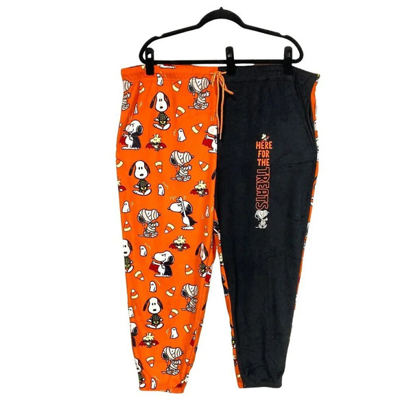 Peanuts Halloween Sleep Jogger Pajama Pants, Size 3X (22W-24W), New w Tags‎ - Picture 13 of 14